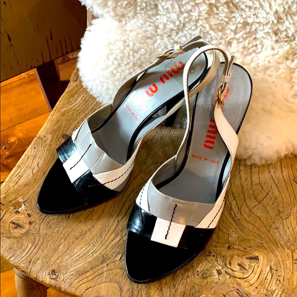Vintage Miu Miu Slingback Pumps size 39
